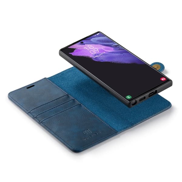 DG.MING 2-in-1 Magnet Wallet Samsung Galaxy S26 Ultra Blue