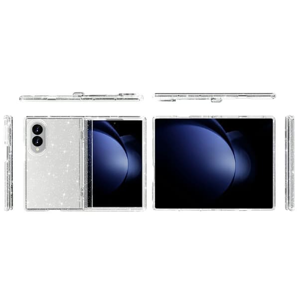 Hårdskal med glitter Samsung Galaxy Z Fold 8 Vit