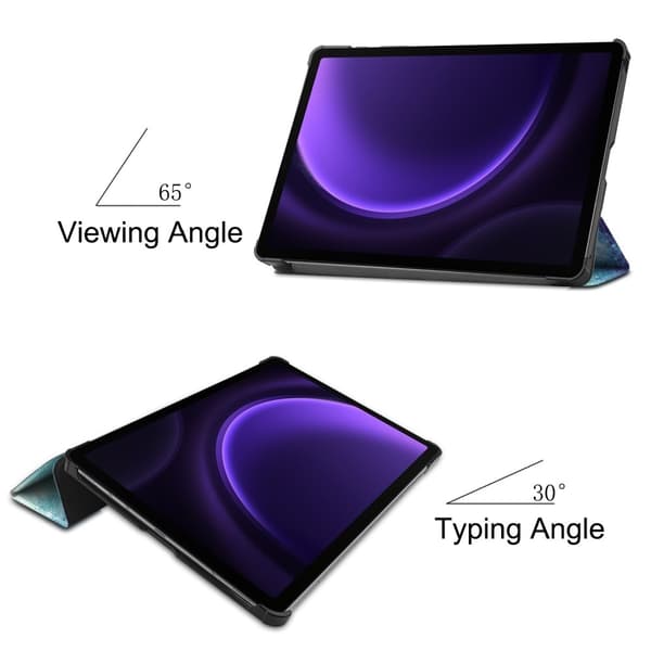 Samsung Galaxy Tab S10 FE Fodral Tri-fold Stjärnhimmel
