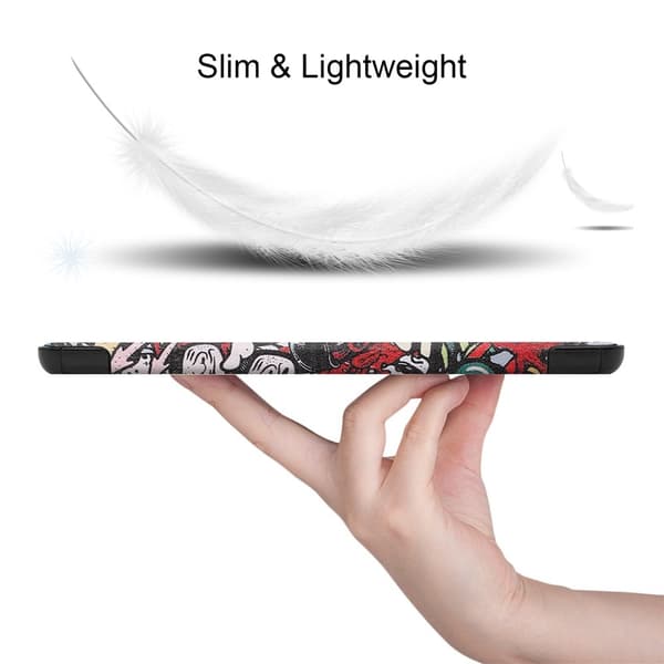Samsung Galaxy Tab S10 Lite Fodral Tri-fold Graffiti