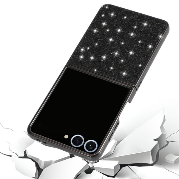 Mobilskal med glitter Samsung Galaxy Z Flip 8 Roséguld