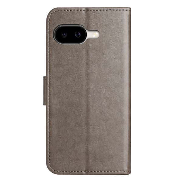 Läderfodral Fjärilar Google Pixel 10a Grå