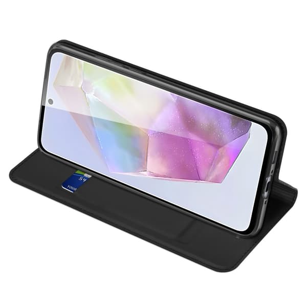 Dux Ducis Skin Pro Läderfodral Samsung Galaxy A36 Svart