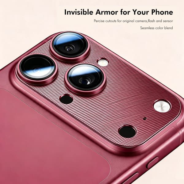 Enkay Linsskydd till iPhone 18 Pro i aluminium Silver