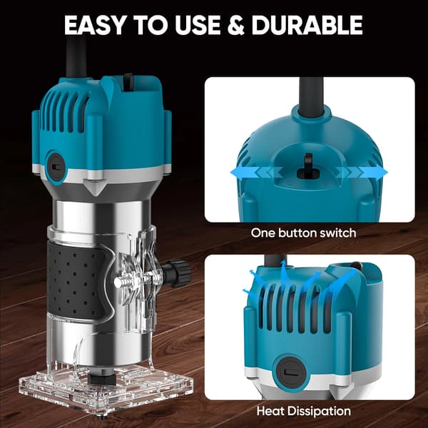 Trimmer Router, Högpresterande, Ergonomisk Design,EU