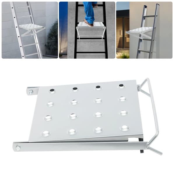 Arbetsplattform, 150 kg lastkapacitet, halkfri design,Silver