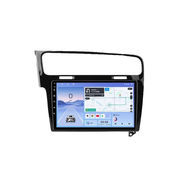 Bil Audio System, Touchscreen Interface, Multimedia Afspiller, kompatibel med Bilmodel Golf 7 2013-2017,(4G 64G)-DVR-4G Net
