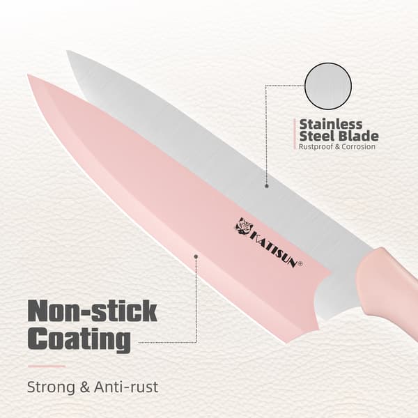 Knivset, Ergonomiskt Grepp, Hållbart Kolstål,HM2209T-C7P