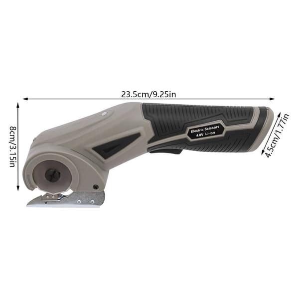 Elektriske Saks, USB Opladning, Ergonomisk Design,sort