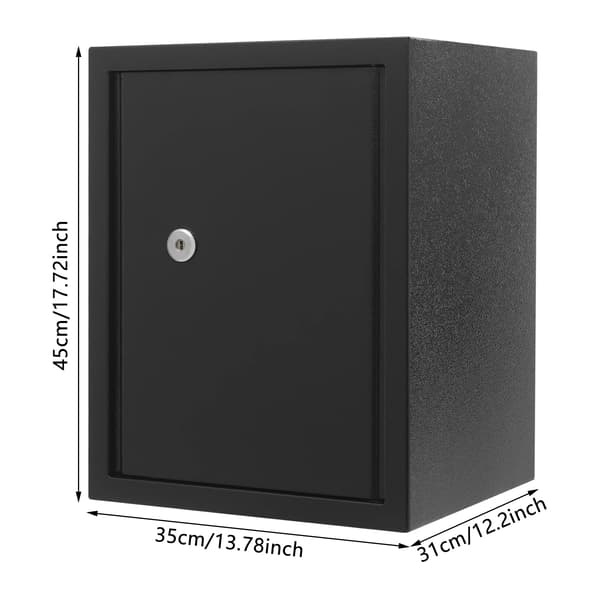 Säkerhetsbox, Stöldskyddsdesign, Rymlig 35L Kapacitet,svart