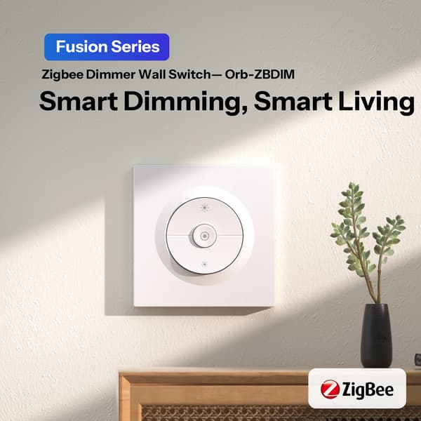 Zigbee Dæmperkontakt, Energiovervågning, Smart Home Integration,MINI-ZBDIM-E