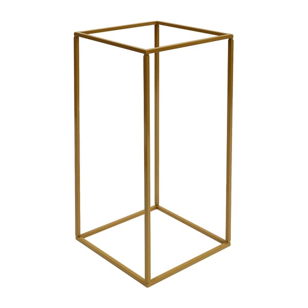 Blomsterställning, Robust Metalldesign, DIY Evenemangsdekoration,Guld