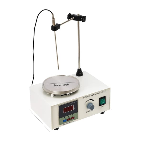 Magnetrörare, Värmefunktion, Justerbar Hastighet och Temperatur,VIT