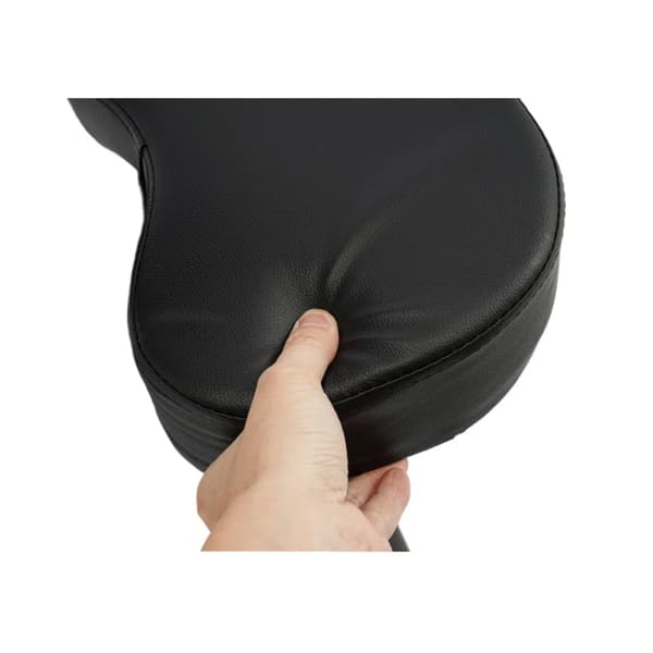 Ergonomisk Knæstol, Justerbar Højde, Pude Støtte,Sort