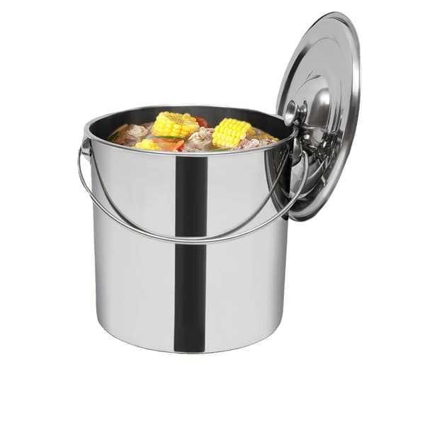 Spand, Rustfrit Stål, Stor Kapacitet,20L