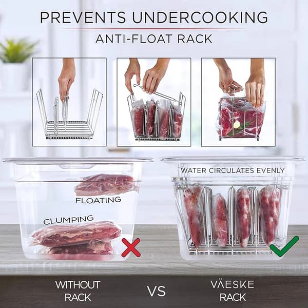 Sous Vide Beholder, Komplet Sæt, Holdbare Materialer,Container og ramme