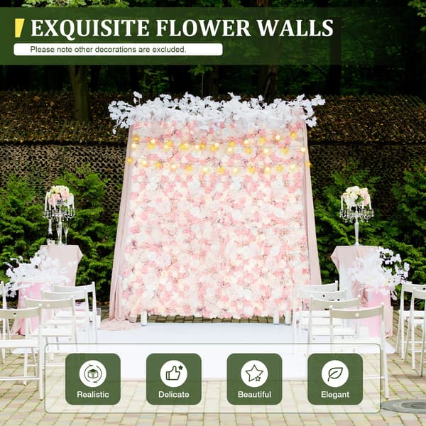 Blomsterpanel Baggrund, Realistisk Design, Nem Samling,MULTI