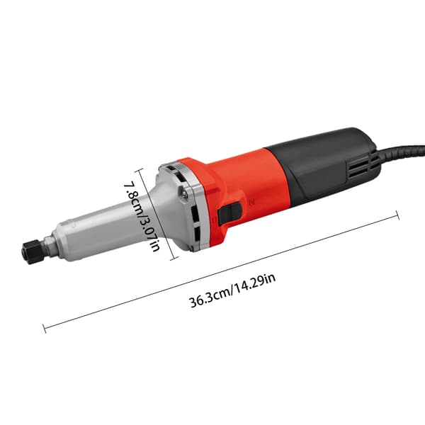 Elektrisk Slibemaskine, Justerbar Hastighed, Holdbart Design,Rød