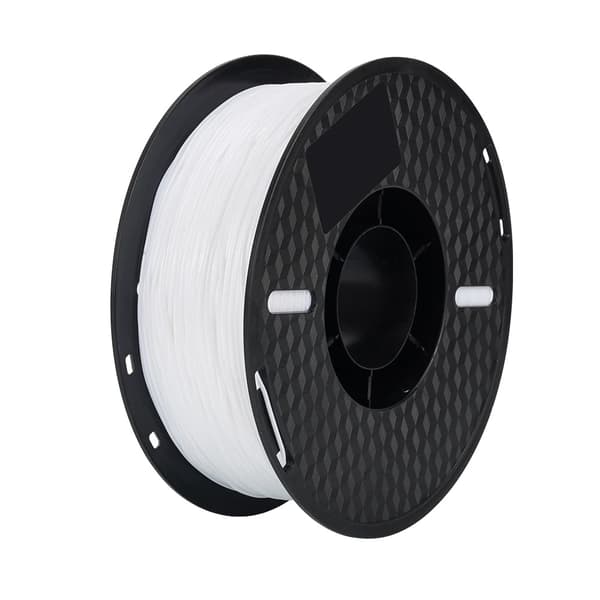 3D-printer filament, sammenfiltret, høj kvalitet,TPU Hvid