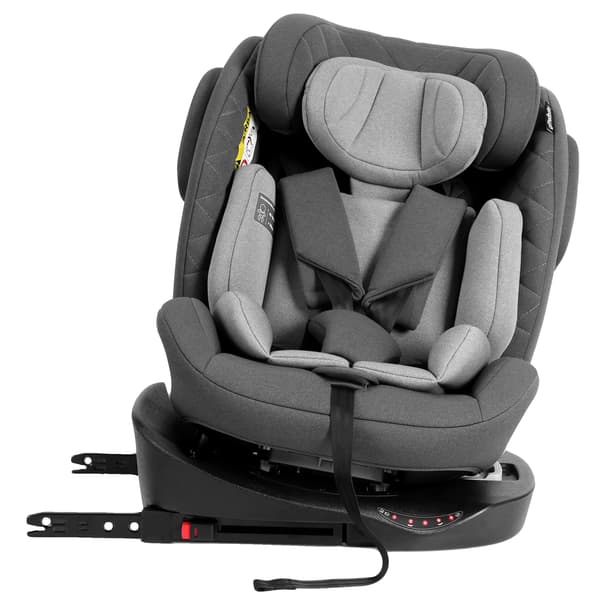 Barnsäkerhetsstol, ISOFIX-installation, 360° rotation,Grå