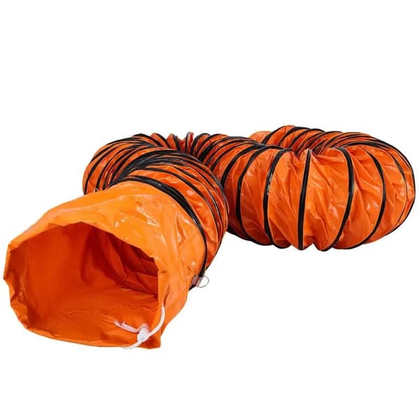 Ventilationsrør, PVC Fleksible Kanaler, Bøjelig til Udstødningssystemer,Rød