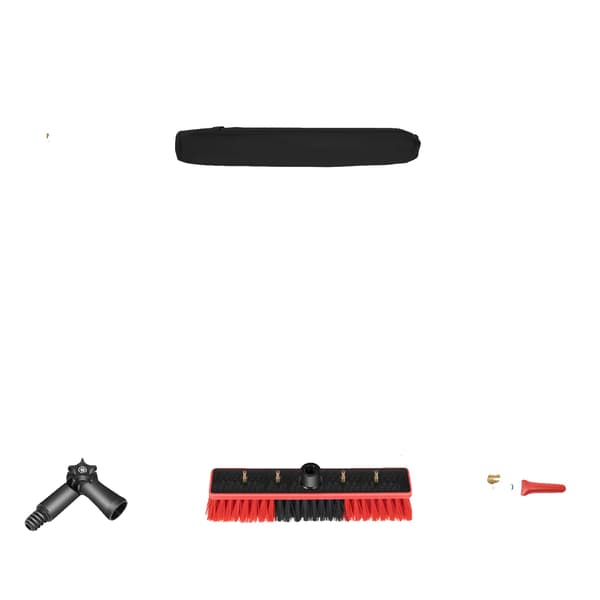 Fönsterputsset, 3-i-1 Design, Hög Räckvidd,röd