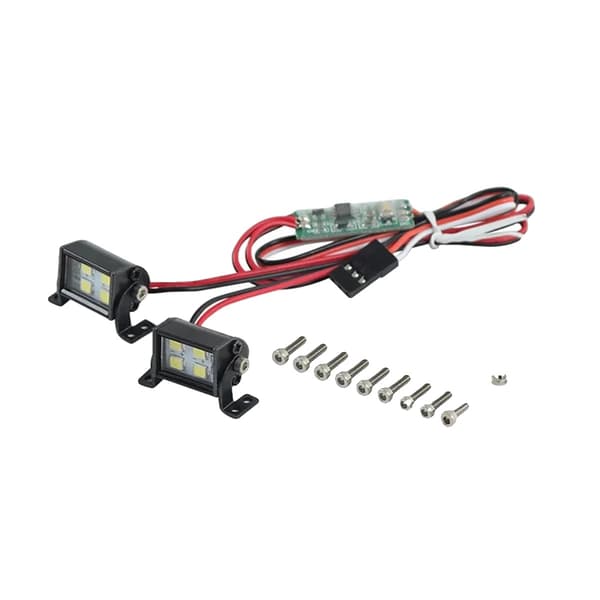 LED-ljusramp, Enkel installation, Mångsidig kompatibilitet,4 LED 17mm