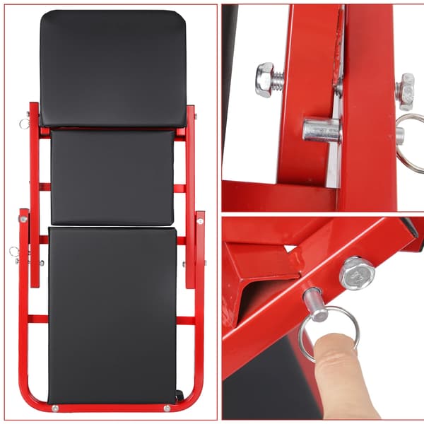 Reparationskrabbe, Ergonomisk Design, Alsidig Funktionalitet,sort