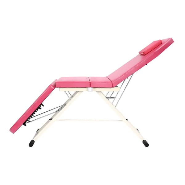 Massagebord, Ergonomisk Design, Justerbart Ryggstöd,Rosa