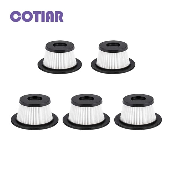 Støvsuger HEPA Filter, Vaskbar, 5 Styk Sæt,5pcs