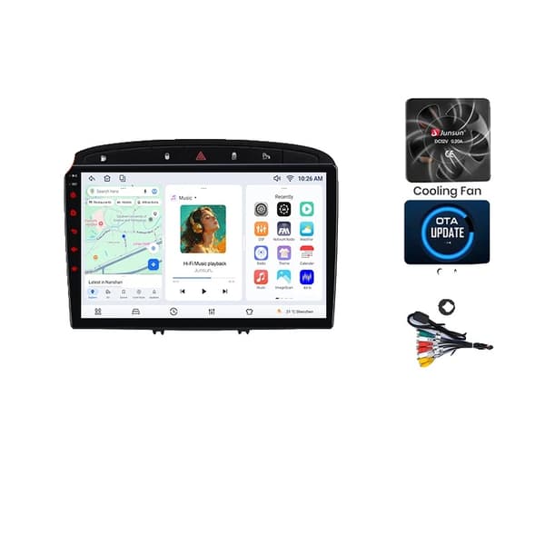 Carplay, Touchskærm, Multimediaafspiller