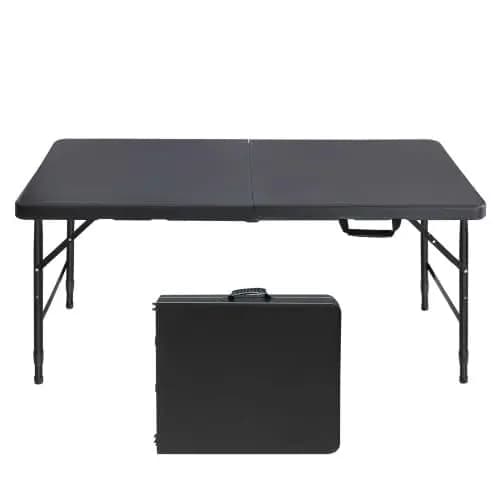 Fällbord, tungt, bärbart design,svart
