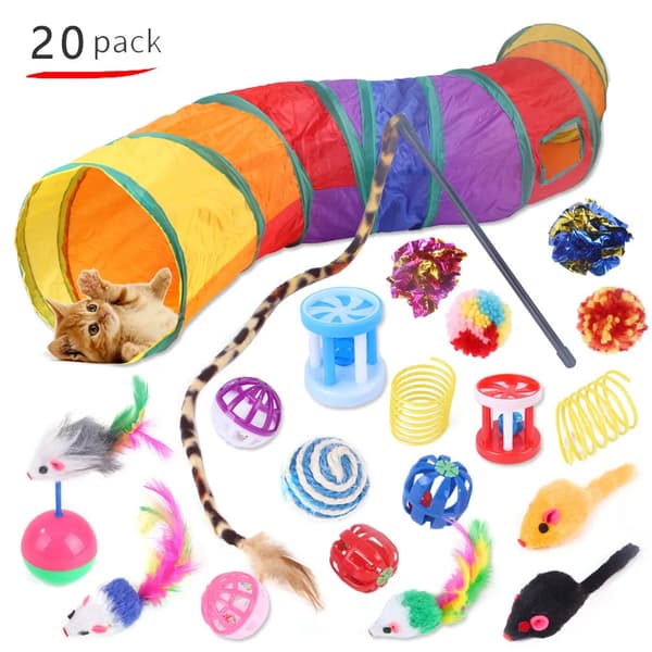 Kattleksaker, Interaktiv Lek, Engagerande Designer,20pack