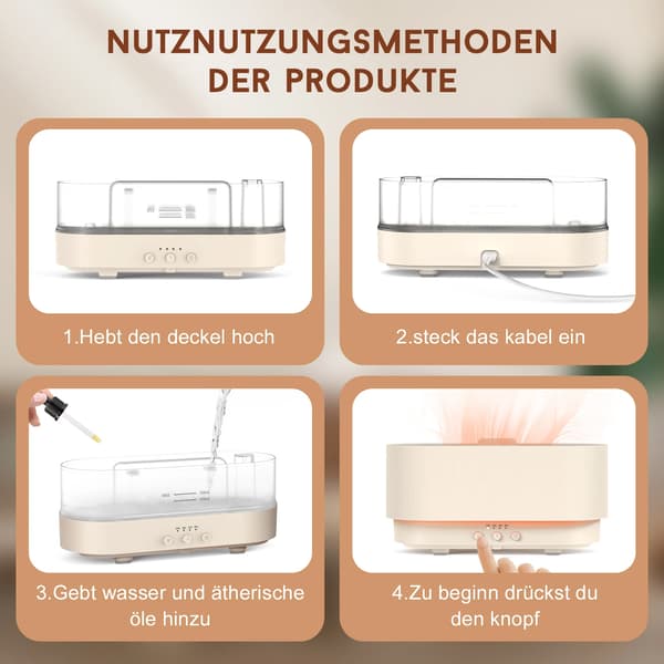 Luftrenser, Aromaterapi Funktion, Stille Drift,HVID