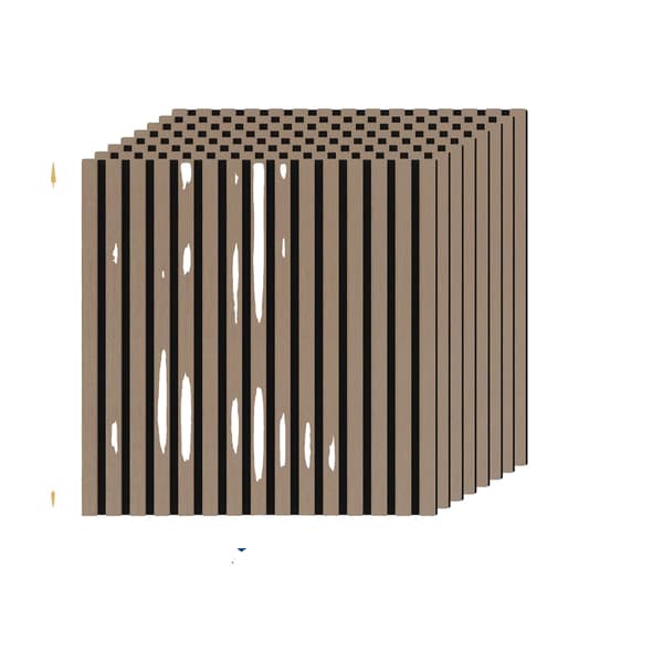 Akustiske paneler, premium lydabsorption, nem installation,8Stk - 12mm Tykkelse