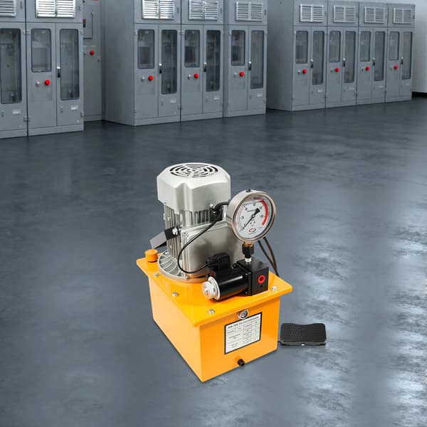 Elektrisk hydraulisk pump, 750W motor, 70 MPa tryck,GUL