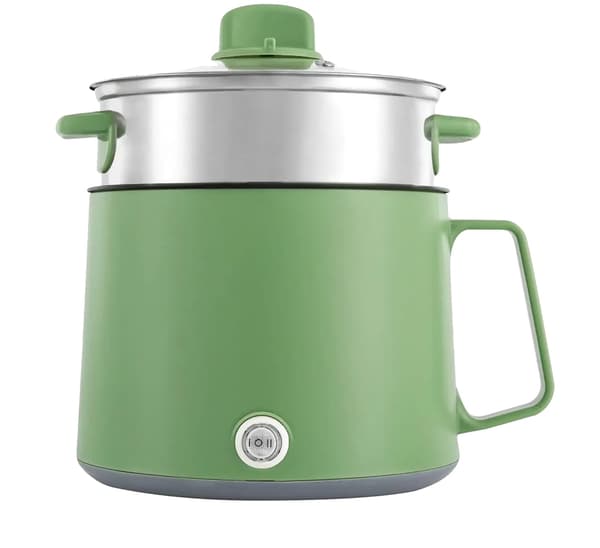 Elektrisk Hot Pot, Multi-Cooker, Bærbart Design,grøn