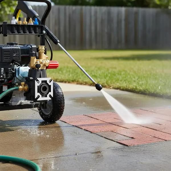 Tryckrengöringspump, 3300 PSI, 2.5 GPM, Röd