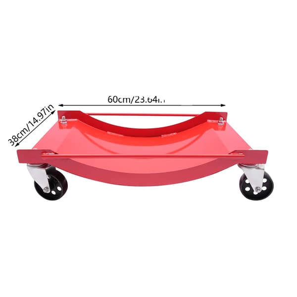 Bil Däck Trolley Dolly, Tungt, Lätt Rörlighet,Röd