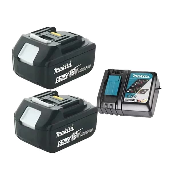 Batteri, 18V, 6000mAh, 6.0Ahx2 LaddareX1