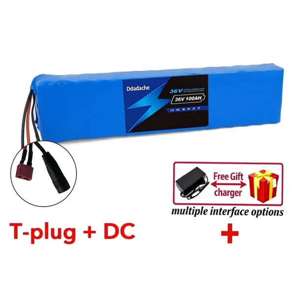 Litiumjonbatteri, 100Ah kapacitet, säkerhetsfunktioner, T-DC