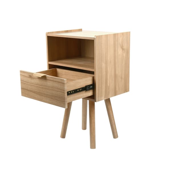 Natsbord, Moderne Design, Kompakt Opbevaring,Brun
