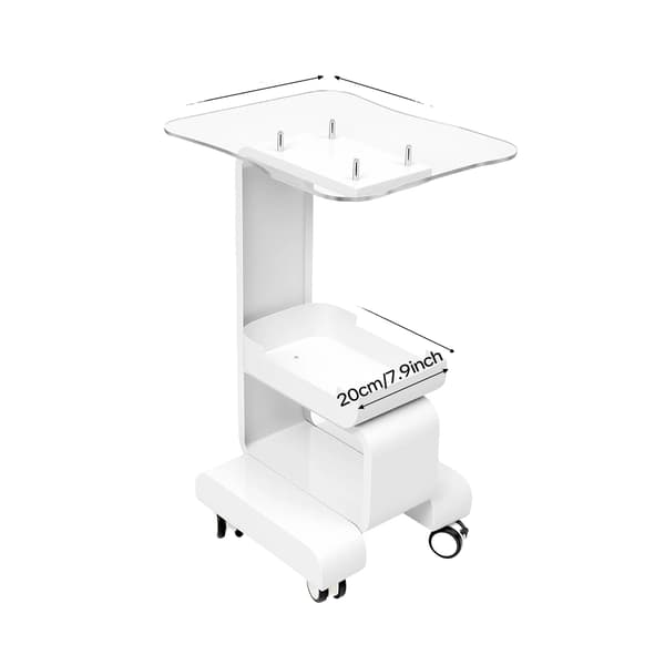 Salongsvagn, Hållbar Konstruktion, Modern Design,Vit