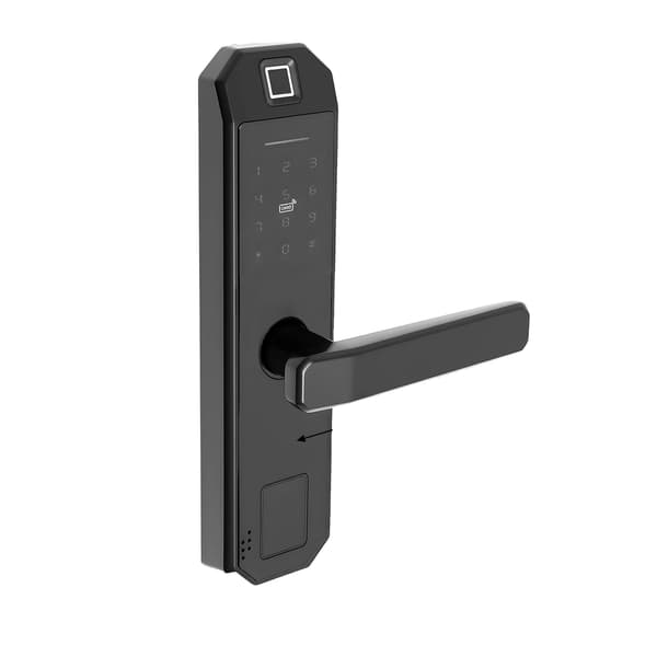 Fingeravtrycksdörrlås, Elektronisk Kontroll, Hög Kapacitet,svart