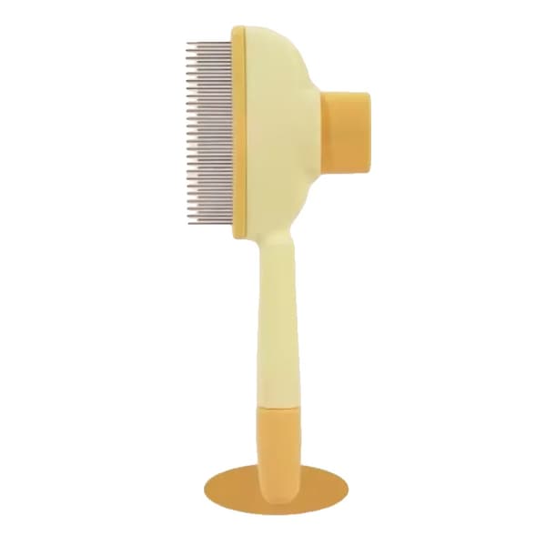 Kæledyr Deshedding Børste, Ergonomisk Design, Effektiv Hårfjerning,GUL