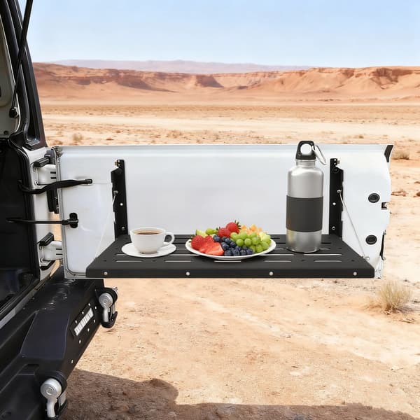 Bagagerumsbord, Pladsbesparende Design, 75 lbs Kapacitet,sort