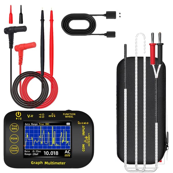 Digital multimeter, datainspelning, högprecisionsmätningar,S450