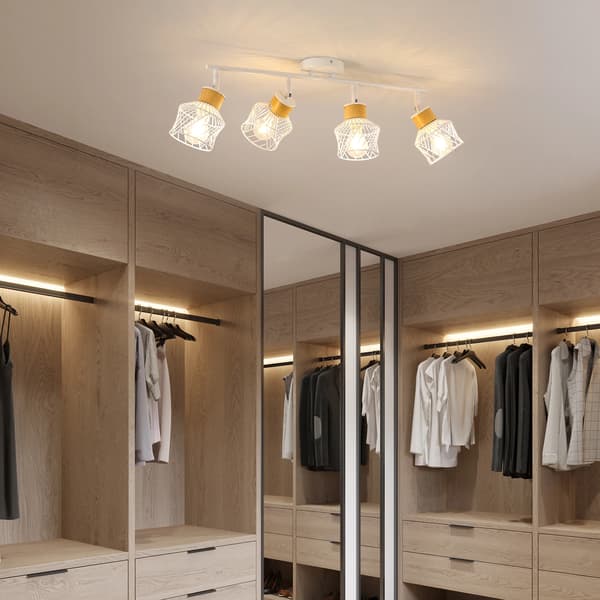Loftspotlights, Justerbar Vinkel, 4-Vejs Design,A9503