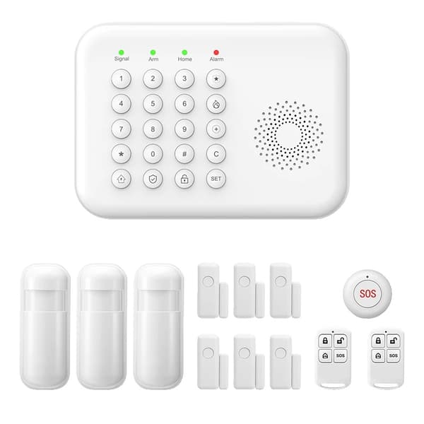 Trådlöst säkerhetslarmssystem, realtidsvarningar, smart hem-kompatibilitet,A01 GSM Kit D