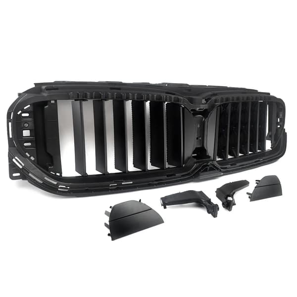 Grill, Holdbart ABS-plast, Nem installation,sort
